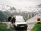 Rise to St. Maria gap on CH-I boundary, Stelvio gap in the back